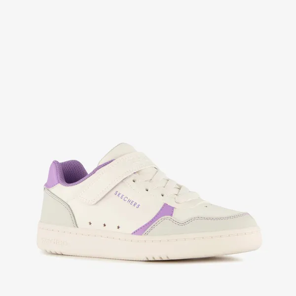 Skechers Skechers Quick Street - Style Stride meisjes sneakers wit - Uitneembare zool