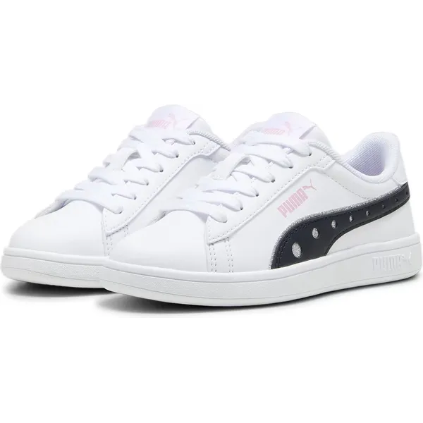 PUMA PUMA Smash 3.0 DanceParty PS kindersneakerschoenen wit-zwart 395607 01 — vergelijk prijzen bij 1 winkels