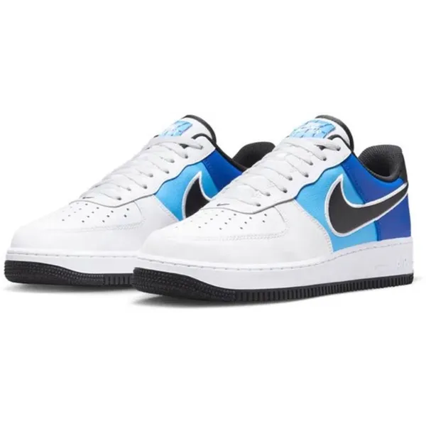 Nike Nike Air Force 1 - Maat 45.5 - Wit/Blauw- Sneakers Heren