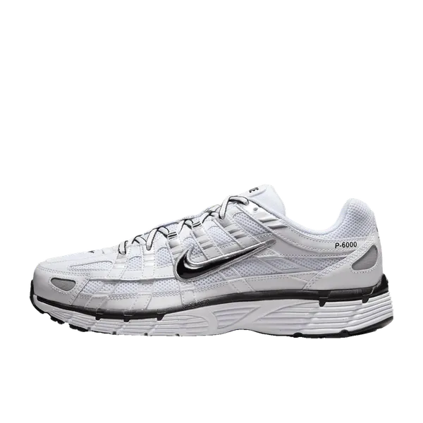 Nike P-6000 White Metallic Silver Black, vergelijk prijzen bij 7 winkels