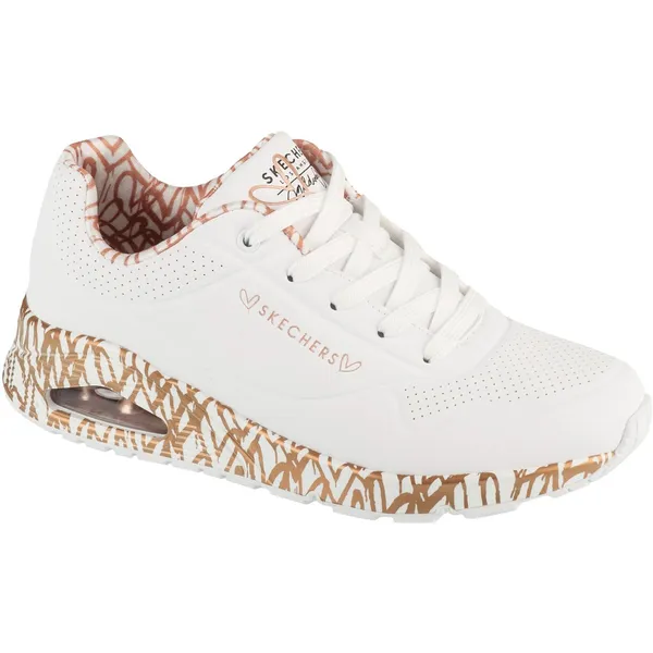 Skechers Skechers Uno-Loving Love, Vrouwen, Wit, Sneakers, maat: