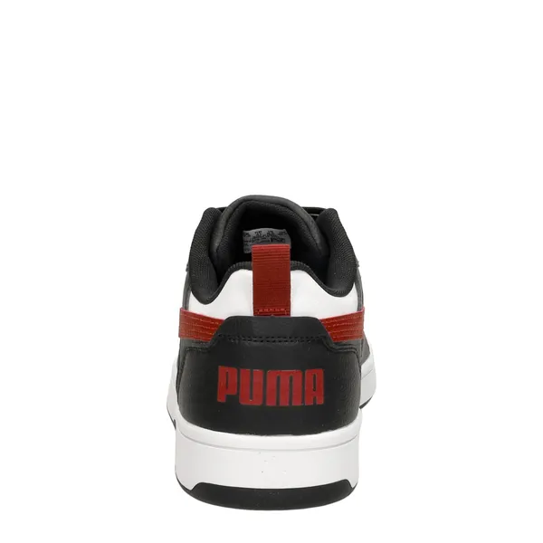 Puma Rebound v6 Low Zwart/Wit/Rood, foto 3 van 4