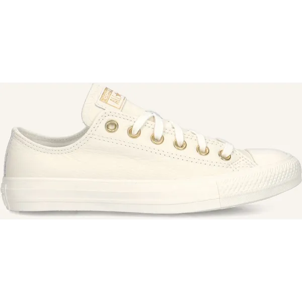 Converse Converse Chuck Taylor All Star Ox Sneakers Dames - Leren Sneaker - Beige