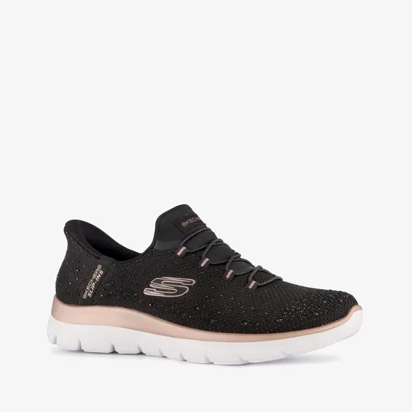 Skechers Skechers Slip-ins: Summits - Brilliant Shine dames sneakers - Zwart - Extra comfort - Memory Foam