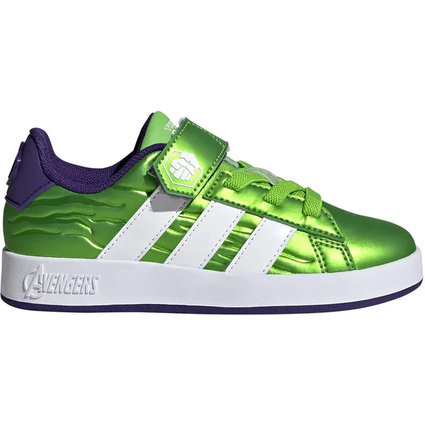 adidas adidas Kinderen Marvel Avengers Grand Court Sneaker HP3607 Sesogr/Ftwwht/Cpurpur