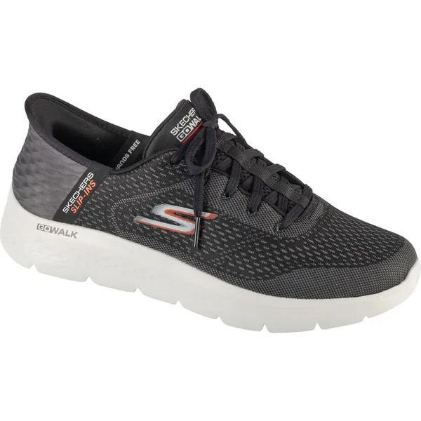 Skechers Skechers Slip-Ins: GO WALK Flex - New World 216505-BKOR, Mannen, Zwart, Sneakers, maat: