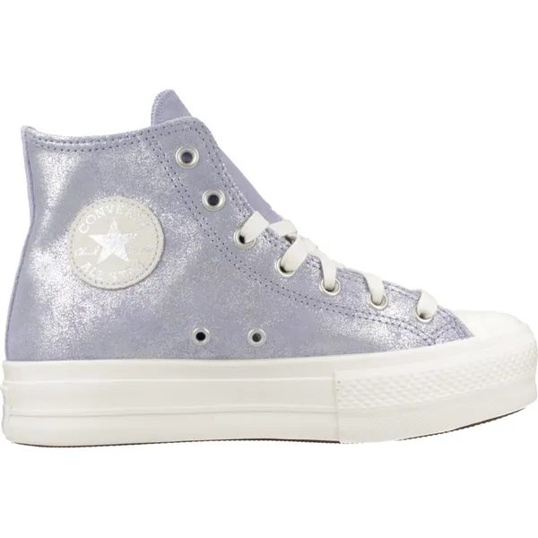Converse Chuck Taylor All Star Lift Platform Suede Shimmer Hi Violet, vergelijk prijzen bij 1 winkel