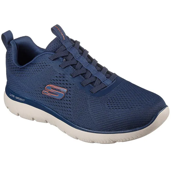 Skechers Skechers Heren Summits Eckler Slip-ins Sneakers 232963 NVOR Navy/Orange