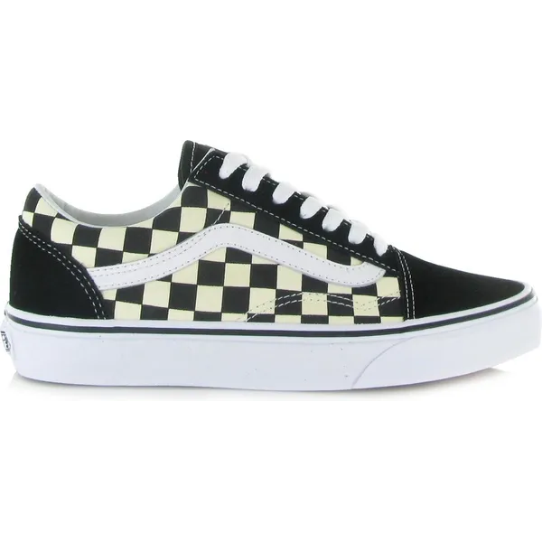 Vans Vans Lace-Up Fabric Sneakers with Laces - Black