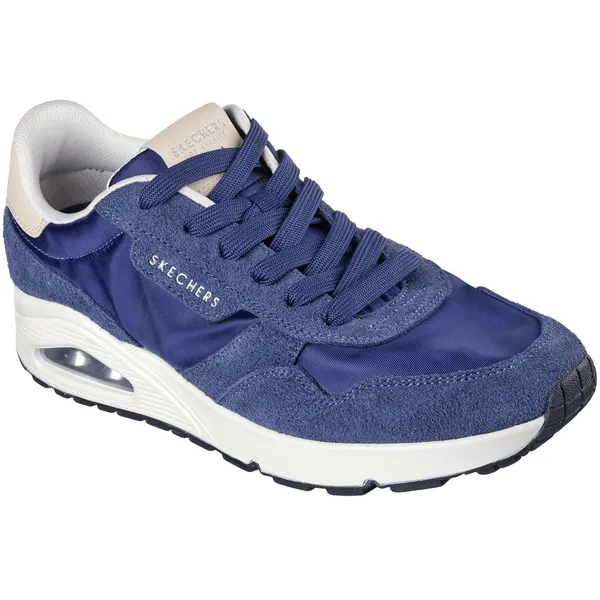 Skechers Skechers Heren Street UNO Vintage Dayz Sneakers 183053 NVY Blauw