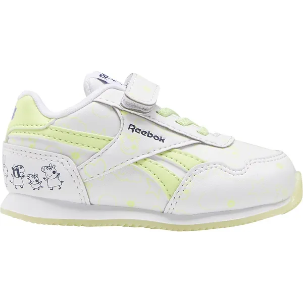 Reebok Reebok Royal Cljog 3.0 1V Sneakers Met Klittenband Voor Baby´s Ftwr White/Energy Glow /Ftwr White