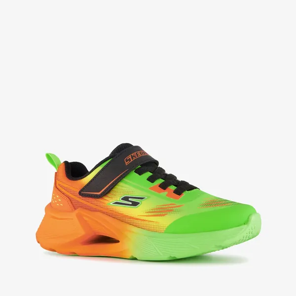 Skechers Skechers Tidal-Tech jongens sneakers oranje groen - Uitneembare zool