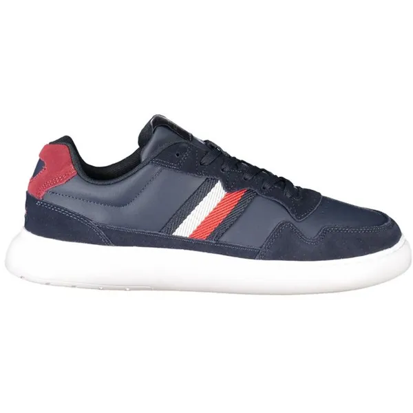 Tommy Hilfiger Tommy Hilfiger Leather Sneakers Casual Design - Blue