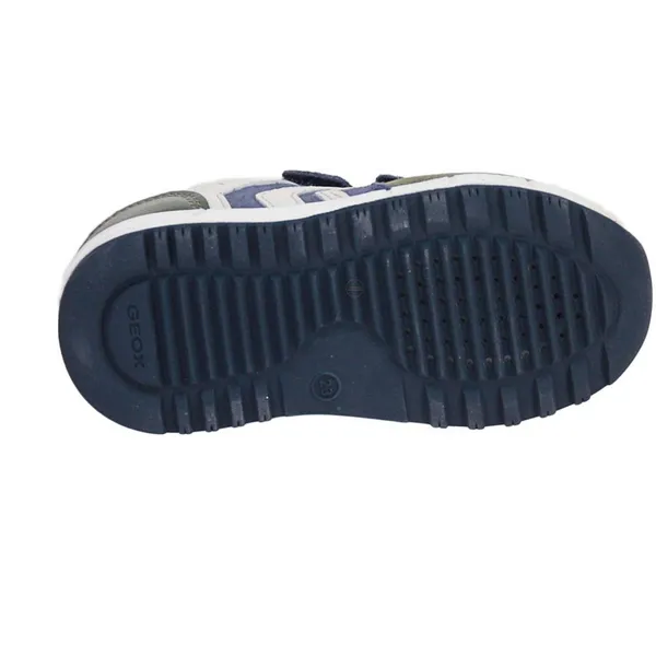 GEOX GEOX Alben Groen-Blauwe Velcroschoen