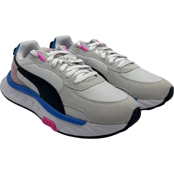 Puma Wild Rider Rollin' Wit/Roze/Blauw/Zwart, foto 2 van 2