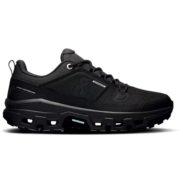 ON Cloudrock Low WP Wandelsneakers Dames Zwart 37