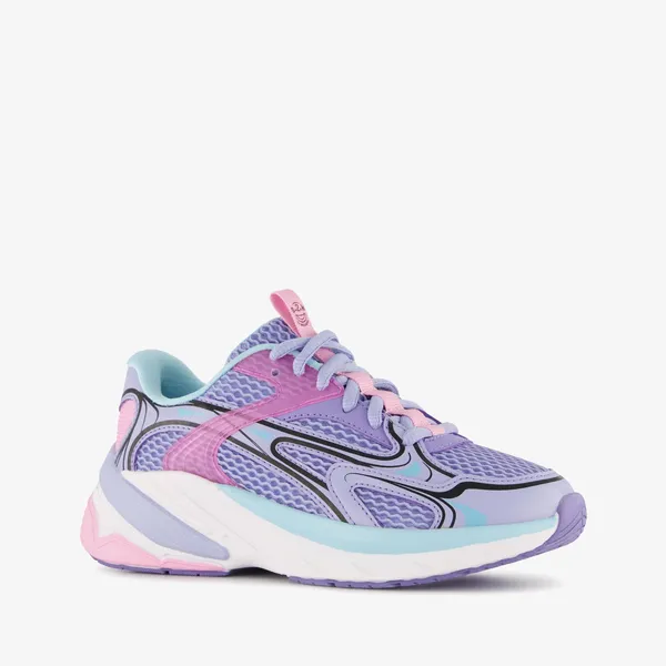Skechers Skechers S2K meisjes sneakers pastelpaars - Uitneembare zool