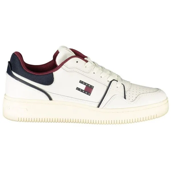 Tommy Hilfiger Tommy Hilfiger Leather Low-Top Sneakers - White