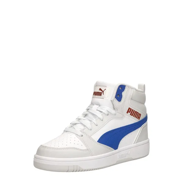 Rebound V6 Mid Jr Puma White-Vivid Blue-Feather Gray, foto 2 van 4