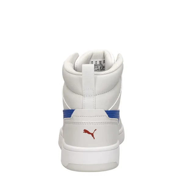 Rebound V6 Mid Jr Puma White-Vivid Blue-Feather Gray, foto 3 van 4