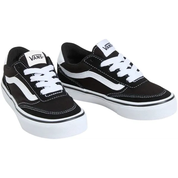 Vans Vans Brooklyn LS SUEDE/CANVAS BLACK/WHITE Unisex Sneakers - BLACK/WHITE