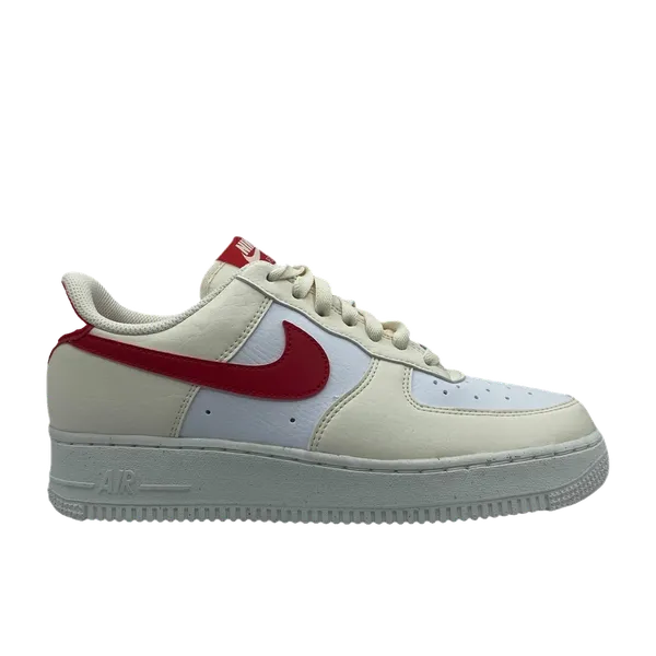 Nike Air Force 1 '07 Next Nature Wit/Rood/Pale Ivory, vergelijk prijzen bij 1 winkel