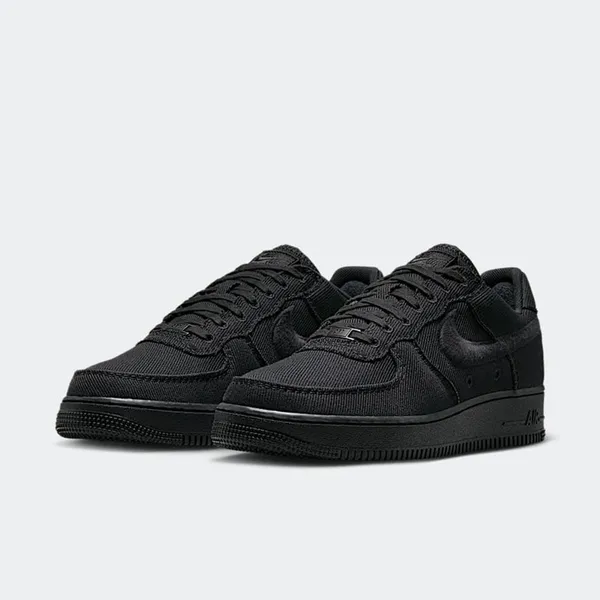 Nike Nike Air Force 1 Low Canvas - Zwart - Sneakers Heren