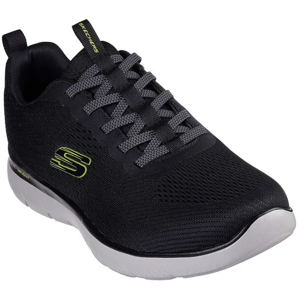 Skechers Skechers Heren Summits Eckler Slip-ins Sneakers 232963 BKLM Black/Lime