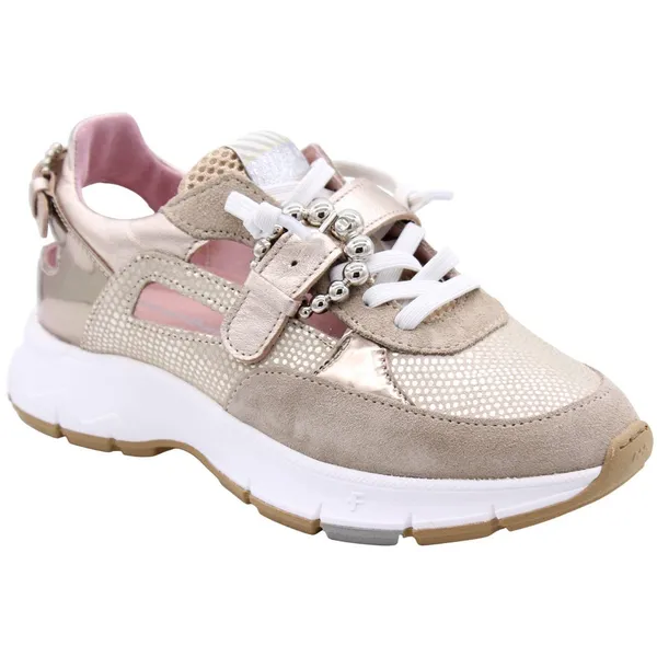 Floris van Bommel Floris van Bommel Sfw-10155 Daysi Sneakers - Nubuck - Dames - Goudkleurig