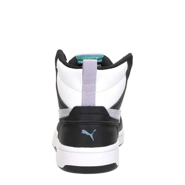 Rebound V6 Mid Space Belle Jr Puma Black-Lilac Crush-Puma White Kids, foto 3 van 4