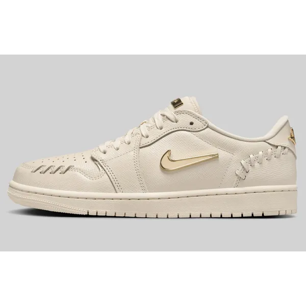 Nike NIKE AIR JORDAN 1 MM LOW LIGHT BROWN METALLIC GOLD