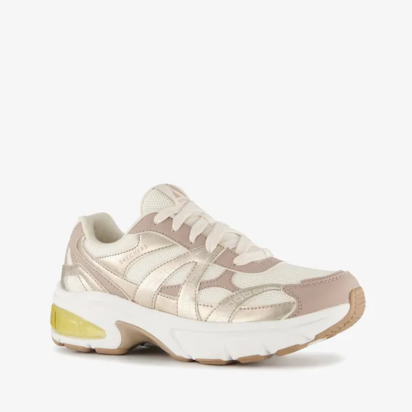 Skechers Skechers Shadow Stellar 90 dames sneakers wit roze - Maat 39 - Extra comfort - Memory Foam