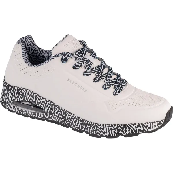 Skechers Skechers Uno - Stark Mini Drip Mannen, Wit, Sneakers, maat: