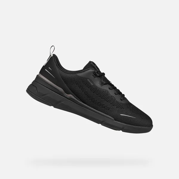 GEOX GEOX VITTOUR HEREN Sneakers - ZWART