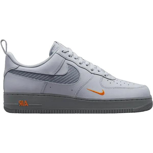Nike Nike Air Force 1 '07 Limited Edition - Sneaker - Grijs/Oranje - Maat 47 Heren