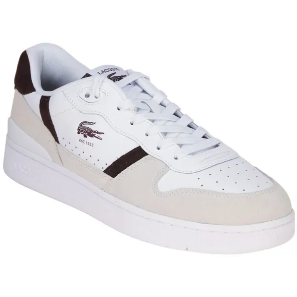 Lacoste Lacoste T-Clip Set Sneaker Wit-Bruin