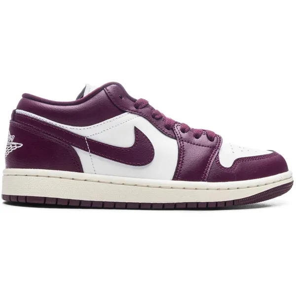 Nike Nike Air Jordan 1 Low - Dames - White/Bordeaux/Sail
