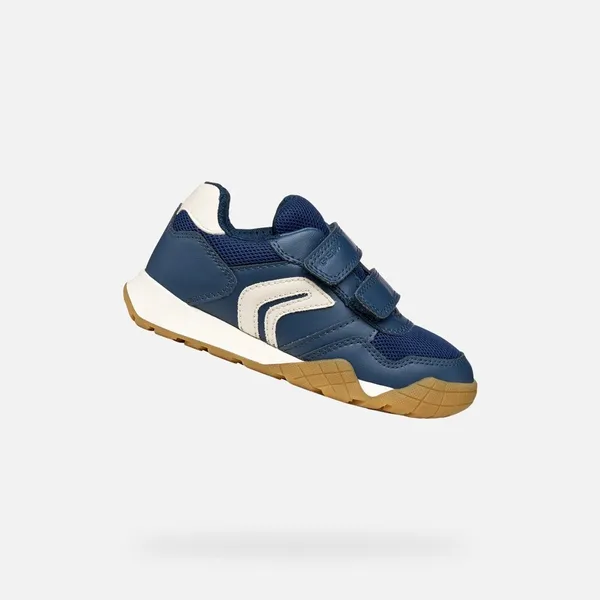GEOX GEOX RANN-E JONGENS Sneakers - IVOORKLEURIG