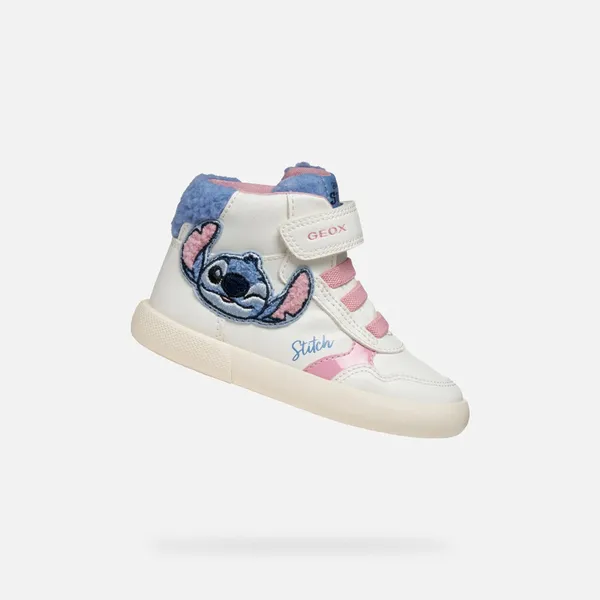 GEOX GEOX GISLI PEUTERMEISJES Sneakers - WIT/BLAUW