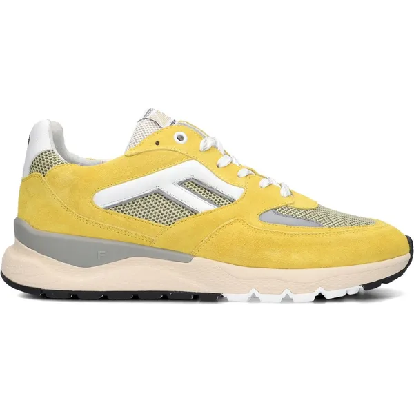 Floris van Bommel Floris van Bommel Sfm-10154 De Treener Sneakers - Suède - Heren - Geel - Maat 42⅔