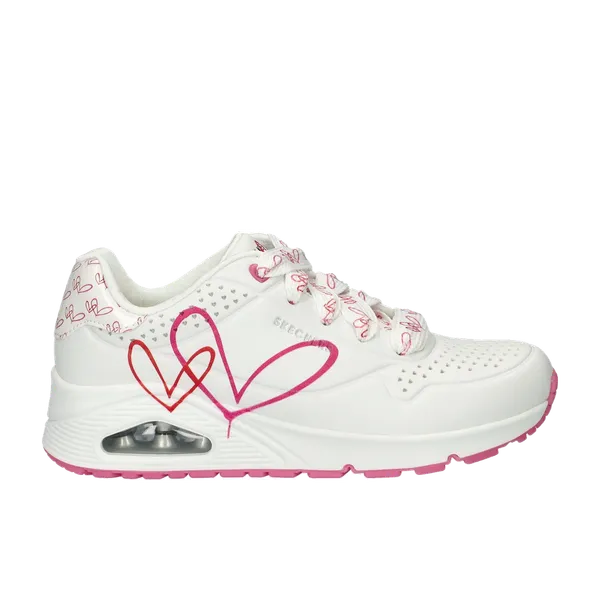 Skechers Uno Twin Hearts Wit/Multicolor, vergelijk prijzen bij 1 winkel