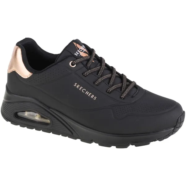 Skechers Skechers Uno-Shimmer Away, Vrouwen, Zwart, Sneakers, maat: 36,5