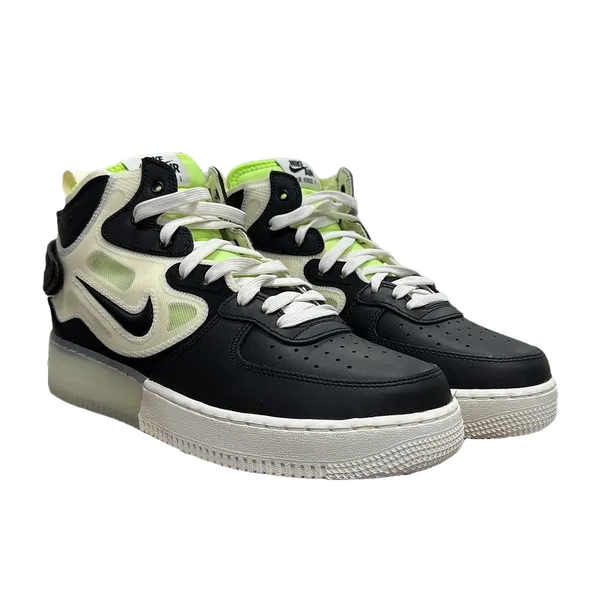 Nike Air Force 1 Mid React Wit/Zwart/Groen, vergelijk prijzen bij 1 winkel