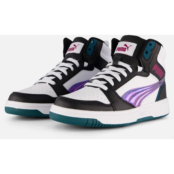 PUMA PUMA rebound V6 mid bouncy sky jr. sneakers zwart