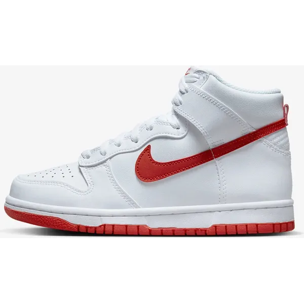 Nike Nike Dunk High - Sneakers - Unisex - Wit/Rood