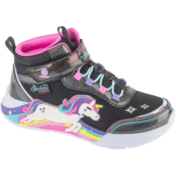 Skechers S-Lights: Unicorn Chaser Jumping Magic Zwart Kids, vergelijk prijzen bij 1 winkel