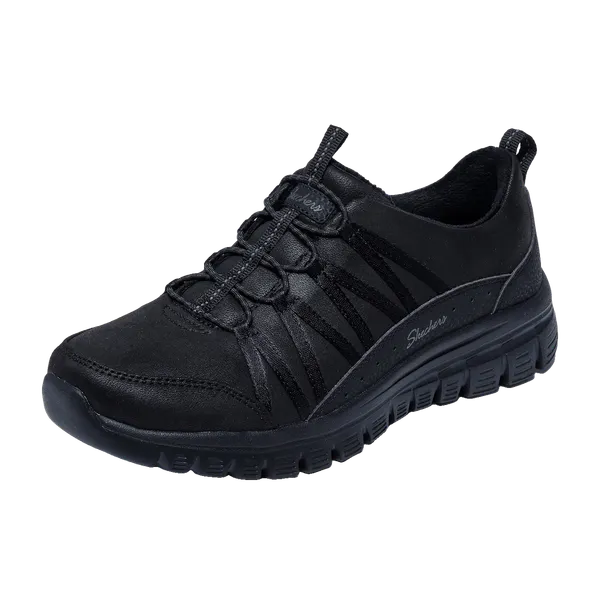 Skechers Graceful-Cozy HUG Vegan Zwart, vergelijk prijzen bij 1 winkel