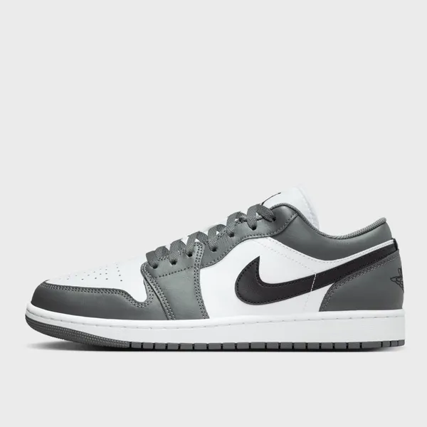 Nike Nike Air Jordan 1 Low - Maat 41 - Grijs / Zwart / Wit - Sneakers Unisex - Doos Zonder Deksel