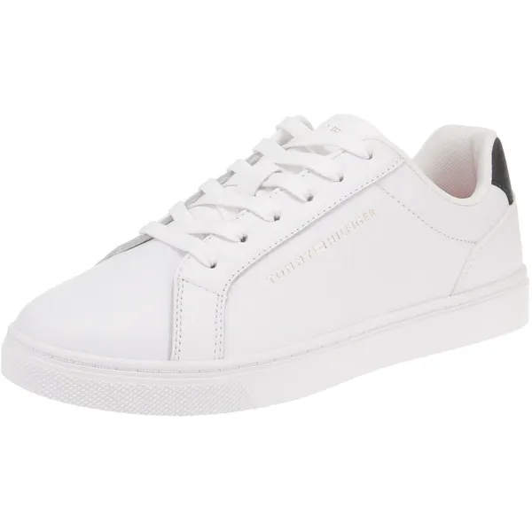 Tommy Hilfiger Tommy Hilfiger FW0FW07687 Essential Cupsole - Damesschoenen Sneaker - YBS-Wit