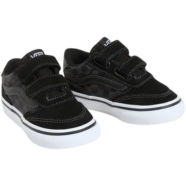 Vans Vans Brooklyn LS V CHECKERBOARD black/ASPHALT Unisex Sneakers - BLACK/ASPHALT